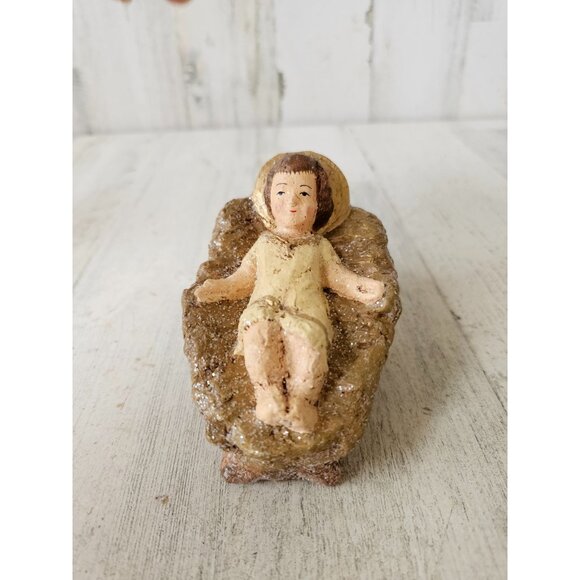 Teena flanner baby Jesus major Nativity large Xmas religious statue figurine dec - Picture 2 of 9